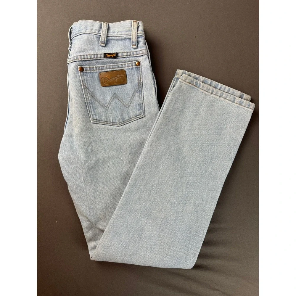 Wrangler 936GBH Women's Fit 30x32 Light Wash Western Jean EUC Stagecoach Fest